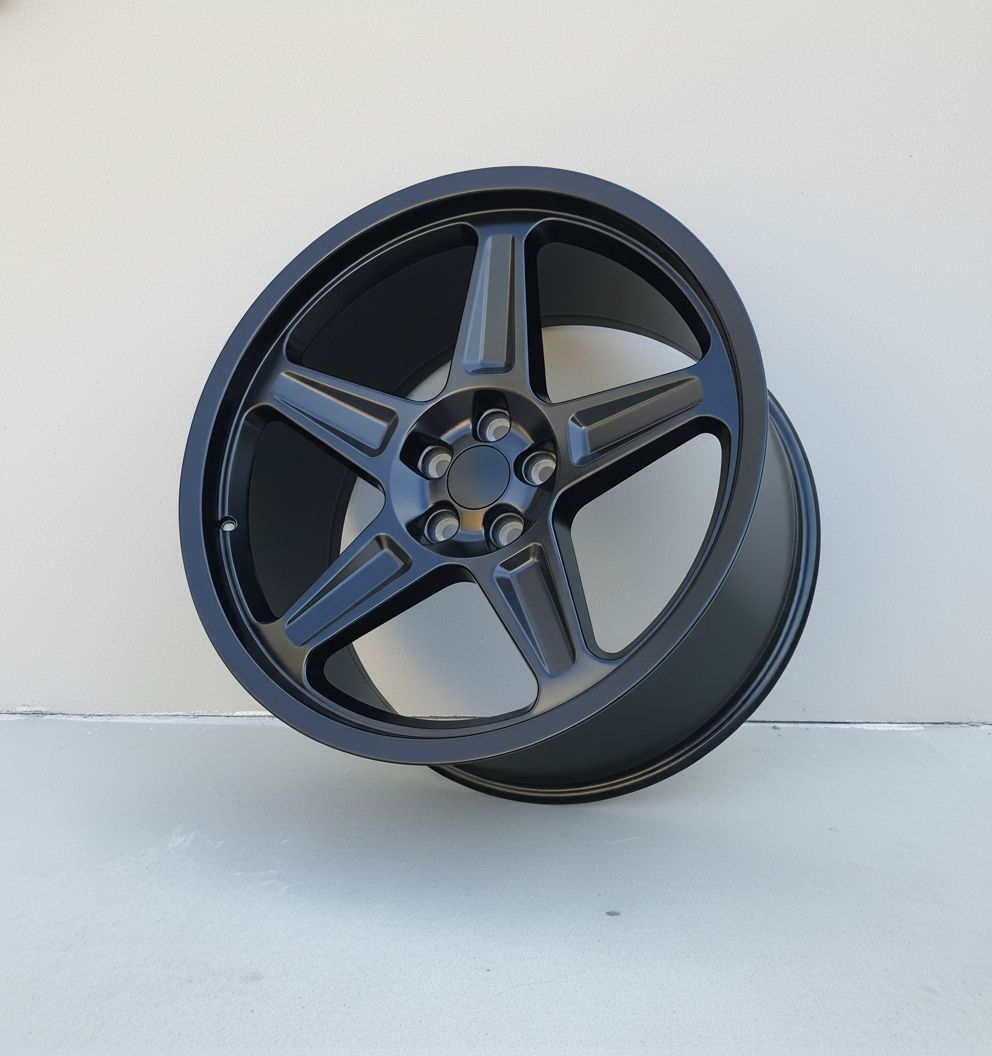 SR1 20x9.5 5x115 +15 71.5 Matte Black