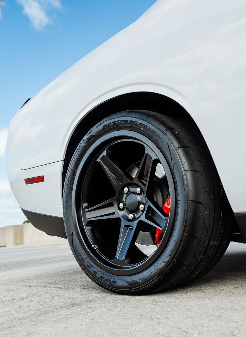 SR1 20x9.5 5x115 +15 71.5 Matte Black