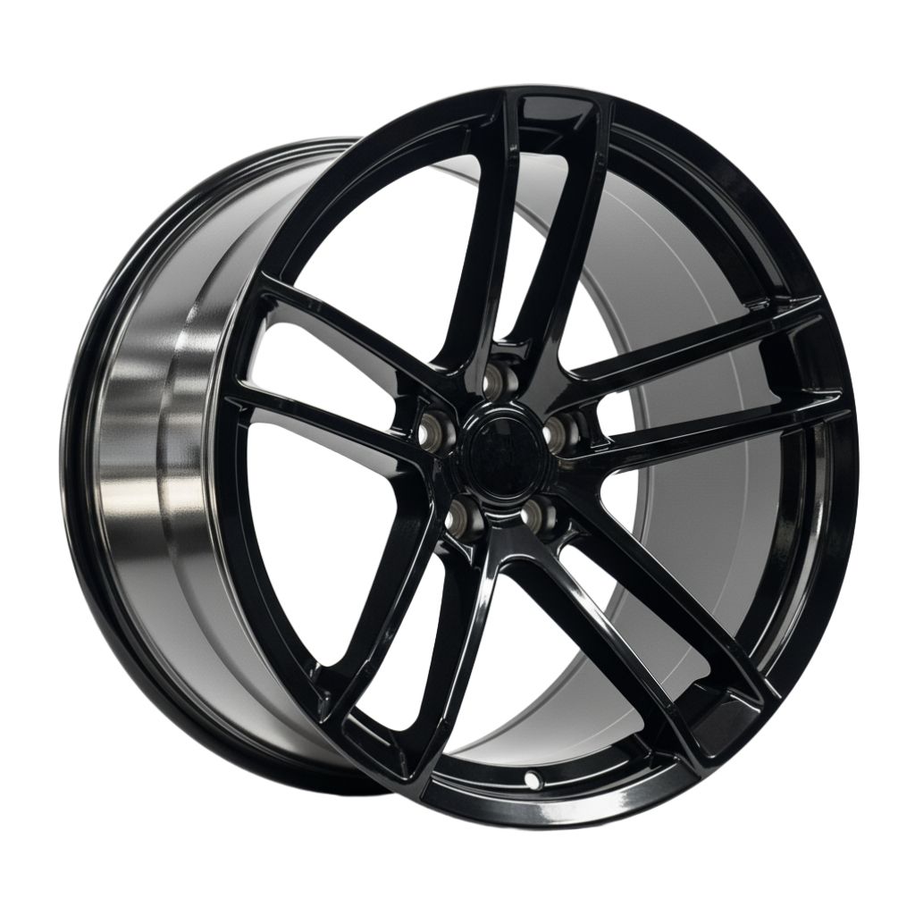 FFSR4 20x9.5 5x115 +18 71.5 Gloss Black