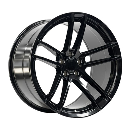 FFSR4 20x9.5 5x115 +18 71.5 Gloss Black