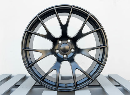 SR5 20x10 5x115 +25 71.5 Matte Black