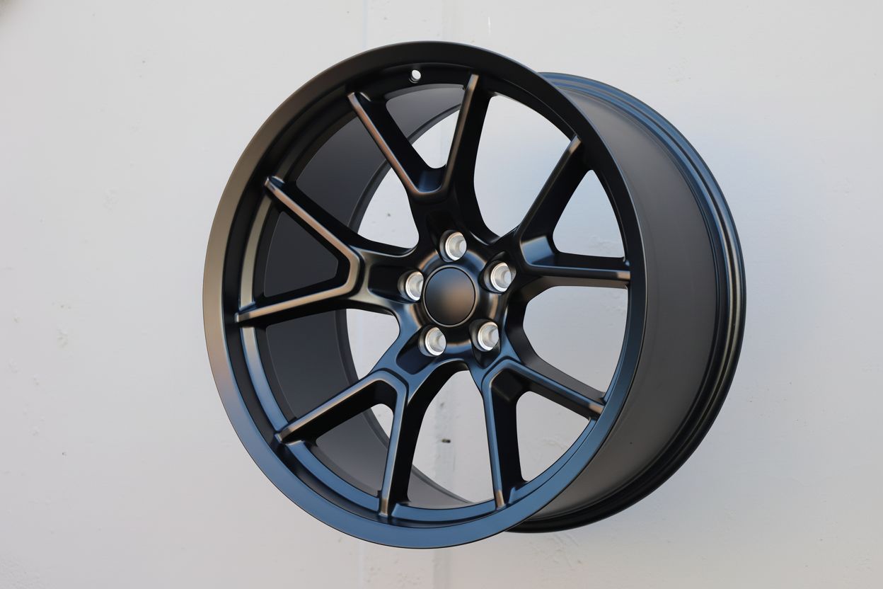 SR6 20x9 5x115 +10 71.5 Matte Black