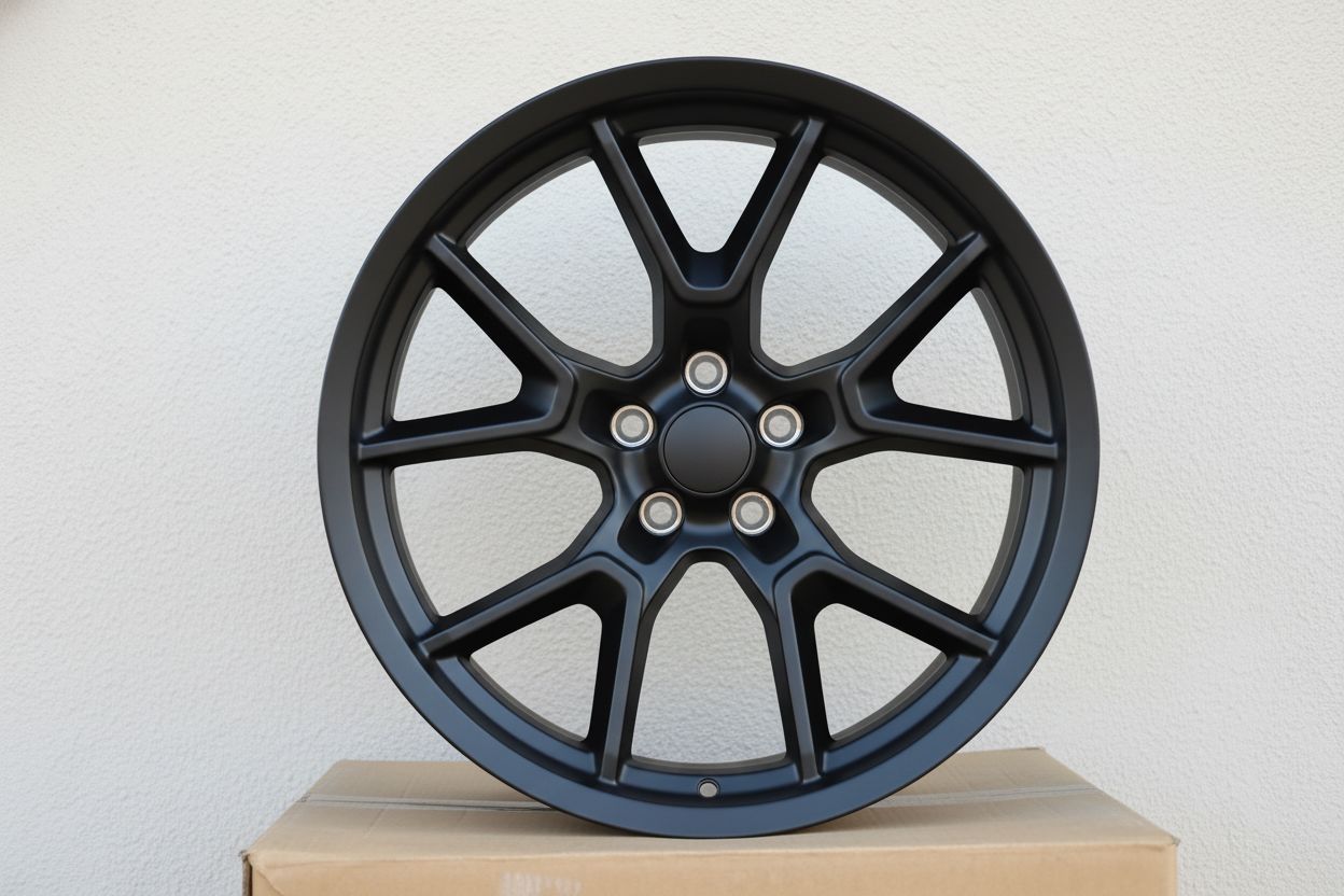 SR6 20x9 5x115 +10 71.5 Matte Black