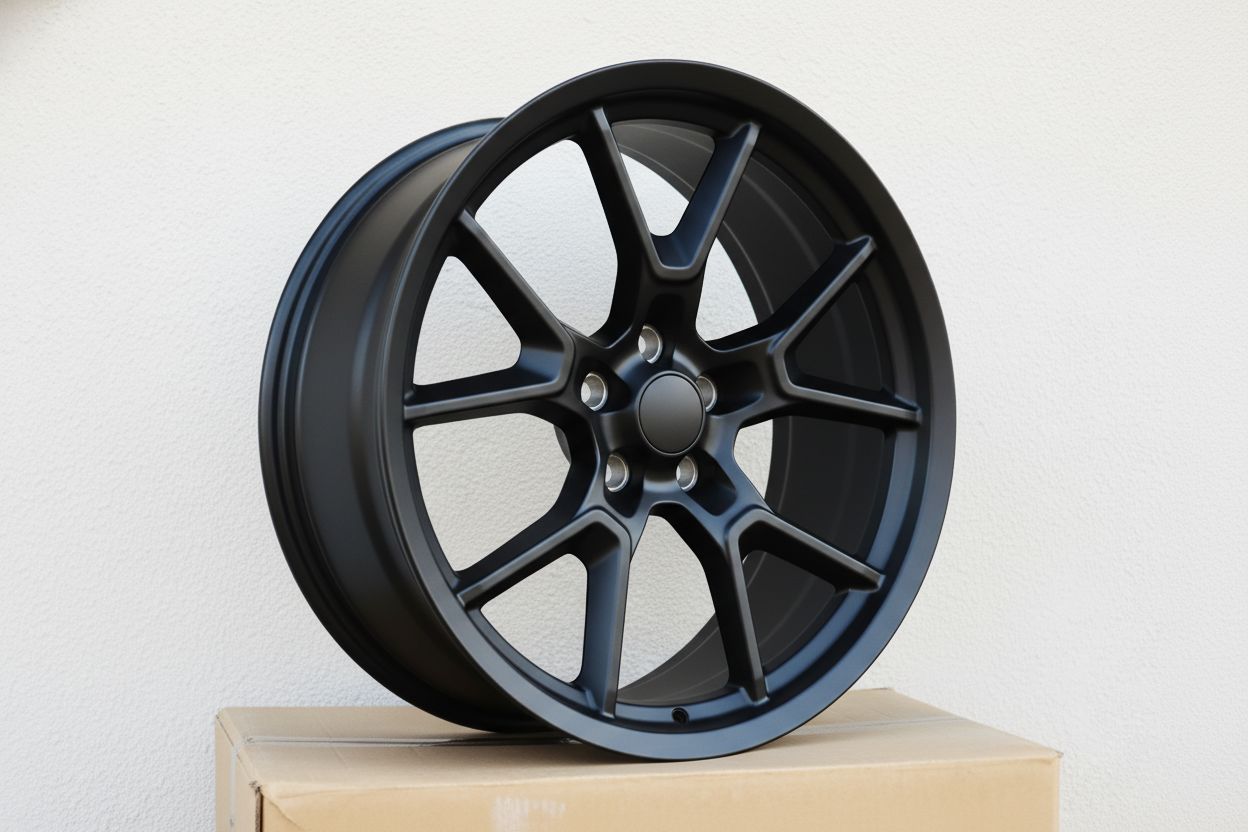 SR6 20x9 5x115 +10 71.5 Matte Black