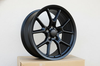 SR6 20x9 5x115 +10 71.5 Matte Black