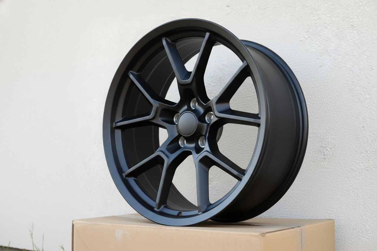 SR6 20x9 5x115 +10 71.5 Matte Black