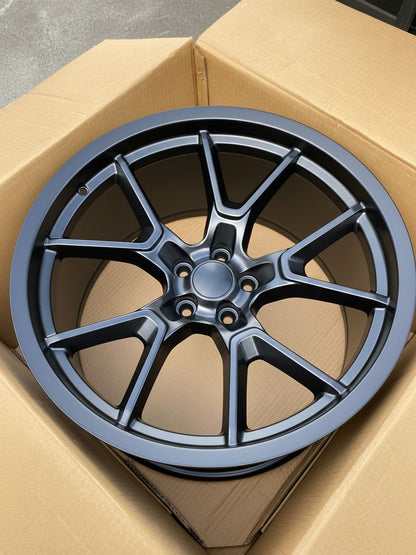SR6 20x9 5x115 +10 71.5 Matte Black