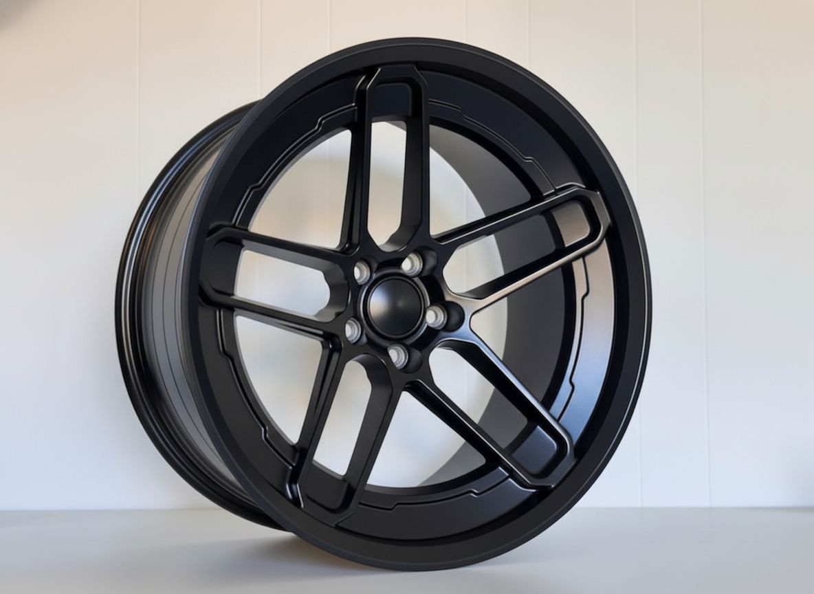 SR8 20x11 5x115 +18 CB71.5 Matte Black