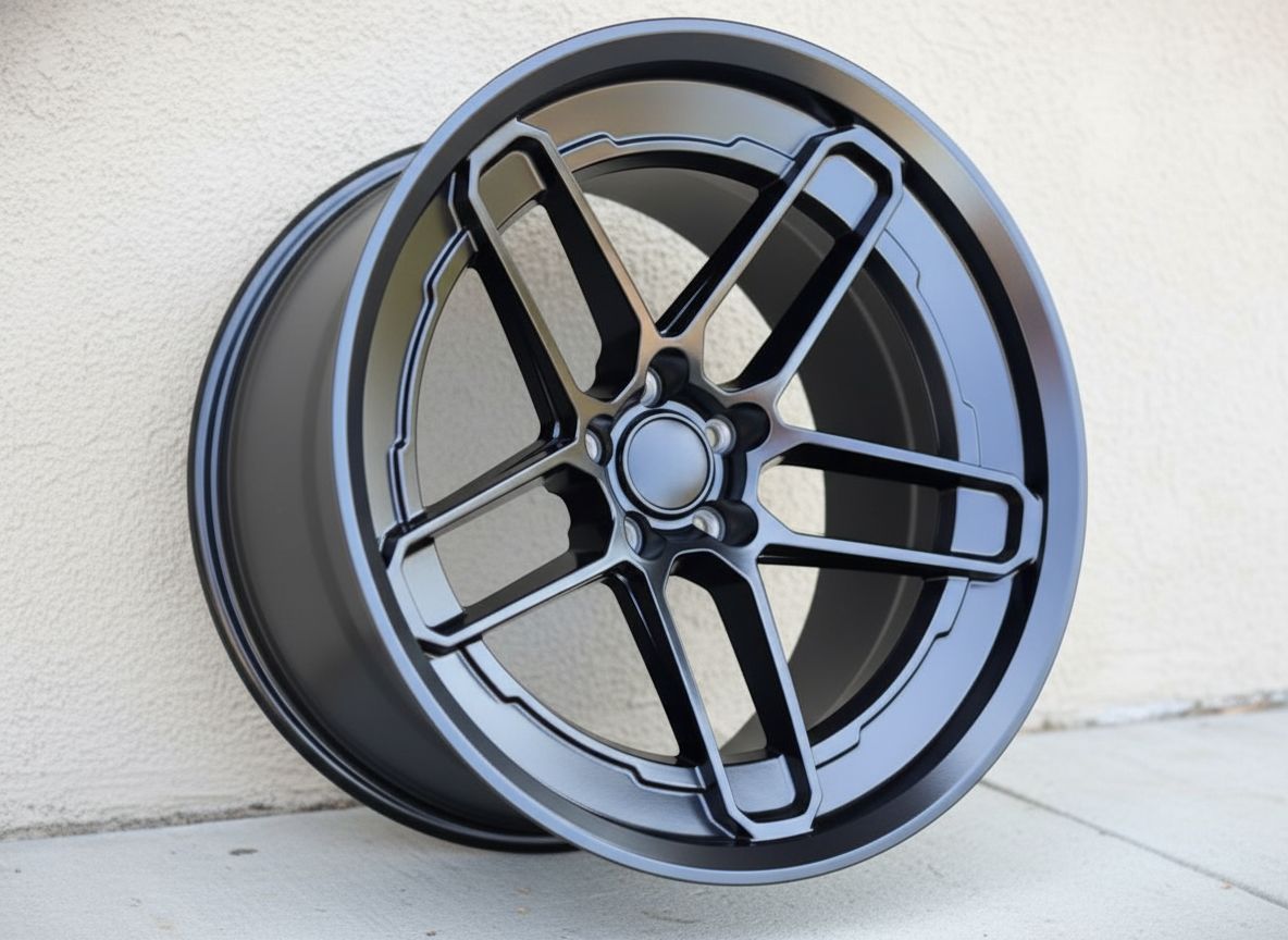 SR8 20x11 5x115 +18 CB71.5 Matte Black