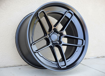 SR8 20x11 5x115 +18 CB71.5 Matte Black