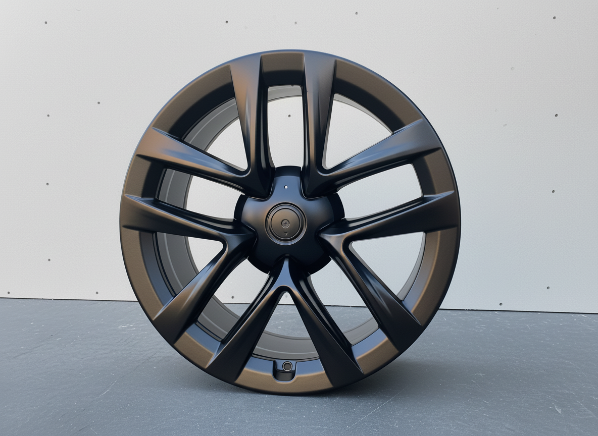 TS6 20x9.5 5x114.3 +35 64.1 Matte Black