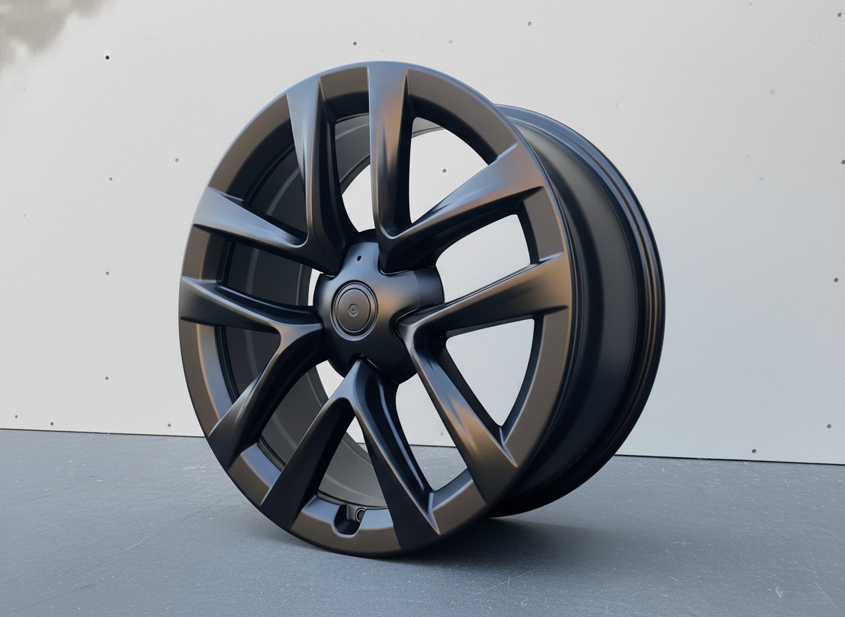 TS6 20x9.5 5x114.3 +35 64.1 Matte Black