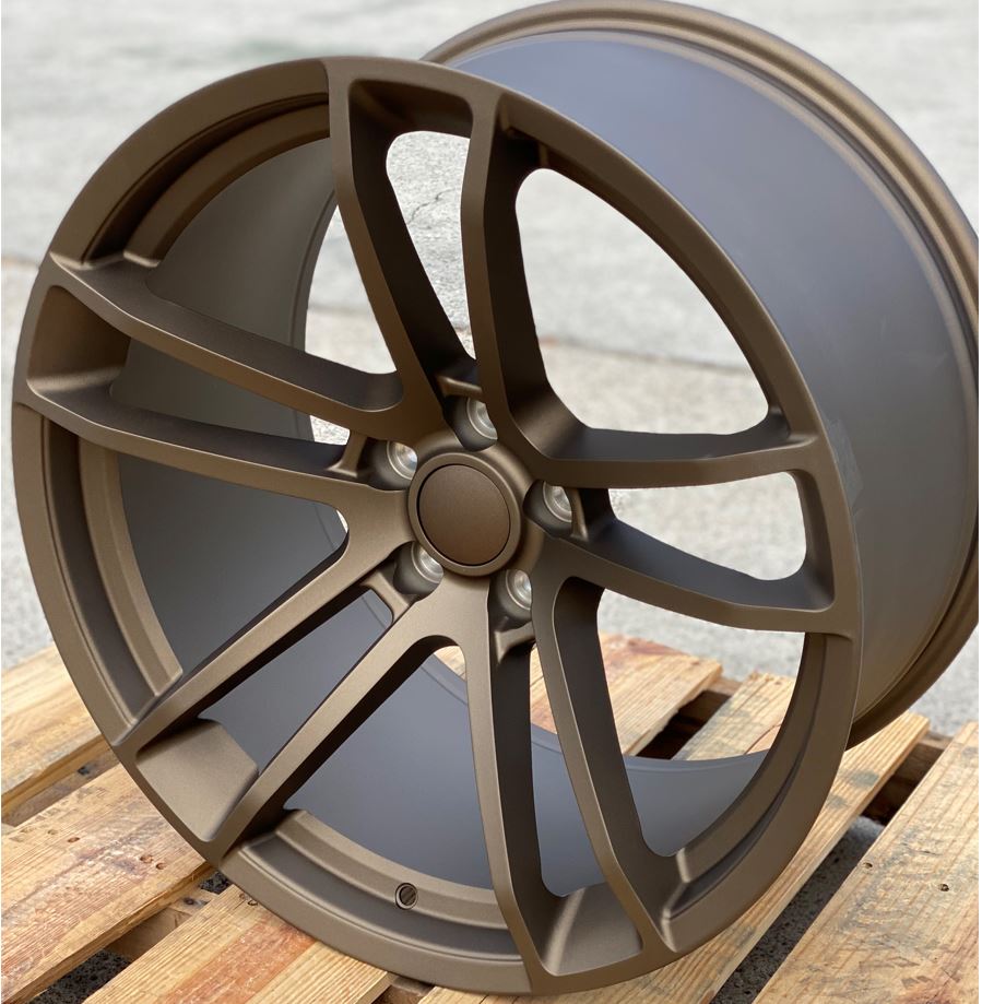 SET OF 4 New Dodge SRT Hellcat 20" Matt Bronze Wheels Rims OE 20x11 5X115 +0 CB71.5 Flow Formed for dodge charger challenger hellcat redeye widebody only - alphasone