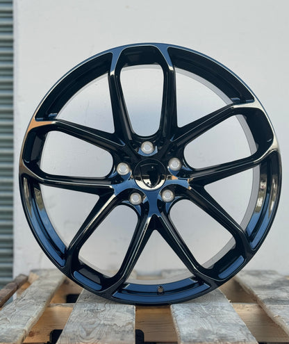 PS2 22x11.5 5x130 +58 71.6 Gloss Black