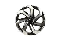 UPS SHIPPING TO Puerto Rico + SET OF 4 /W316 Black Machined Face 22x8.0 ET40 5x114 CB73.1 - alphasone