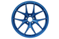 W005-BLU 19x8.5 5x112/114.3 ET35 73.1 Blue Set of 4 Wheels