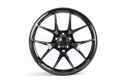 W005-GB 18x9.0 5x112/114.3 ET35 73.1 Gloss Black Set of 4 Wheels