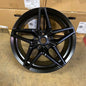 2 wheels / W599 D1584 Matt Black 19x9.5 ET50 5x120.7 CB70.3 - alphasone