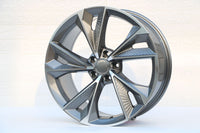 4 WHEELS RIMS / W667 D1566 Gunmetal Machined Face 18x8.5 5x112 Et35 CB66.56 - alphasone