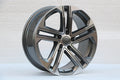 4 WHEELS RIMS / W670 1571 Black Machined Face 19x8.5 ET35 5x112 CB66.6 - alphasone