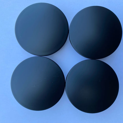 4PCS Matte Black OEM Size Center Caps for Dodge Charger Challenger 2.5 Inches or 63mm - alphasone