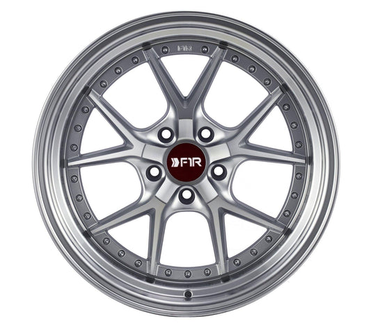 F1R F105 18x9.5 5x114 25 Machine Silver (Set of 4 Wheels) - alphasone