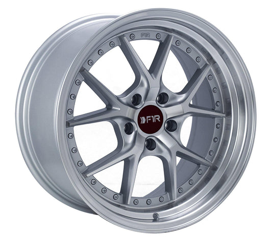 F1R F105 18x9.5 5x114 25 Machine Silver (Set of 4 Wheels) - alphasone