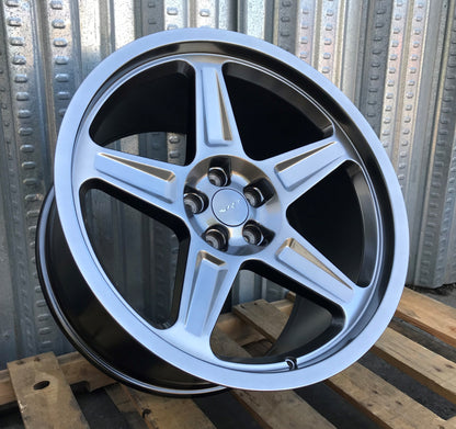 SR1 20x10.5 5x115 +22 71.5 HYPER BLACK (Challenger Charger RT SRT)
