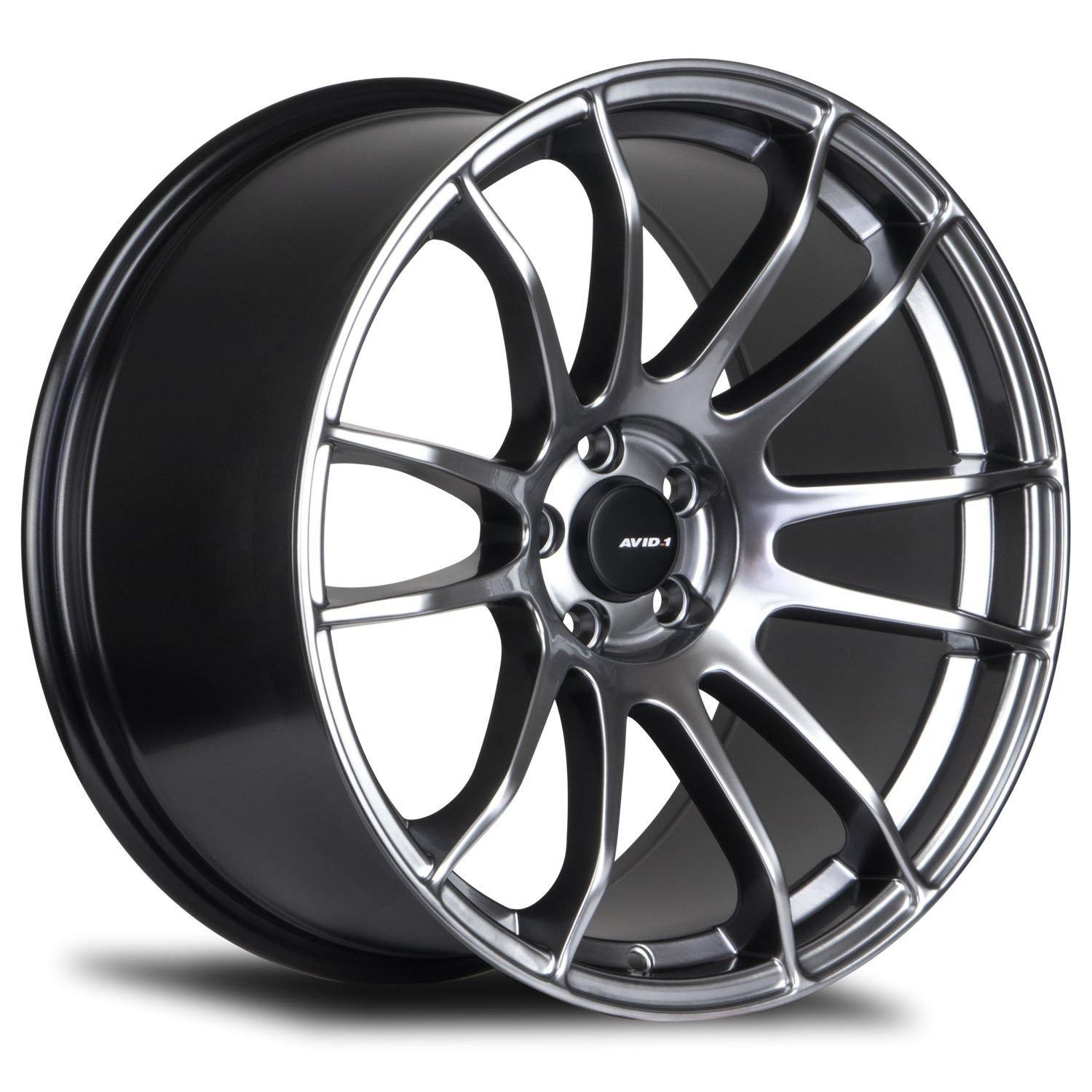 AVID1 AV-20 18x8.5 5x114.3 33 73.1 HyperBlack (Set of 4 Wheels)