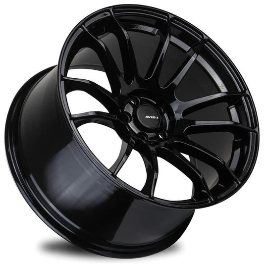 AVID1 AV-20 19x10.5 5x114.3 22 73.1 Gloss Black (Set of 4 Wheels) - alphasone