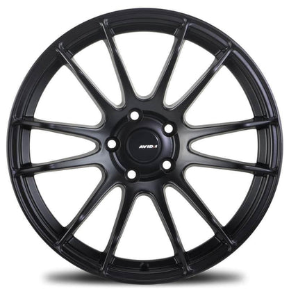 AVID1 AV-20 19x10.5 5x114.3 22 73.1 Matte Black (Set of 4 Wheels) - alphasone