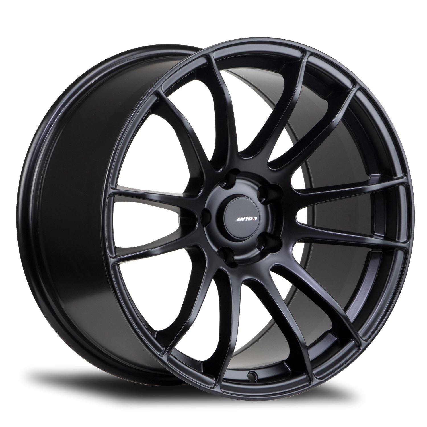 AVID1 AV-20 19x10.5 5x114.3 22 73.1 Matte Black (Set of 4 Wheels) - alphasone