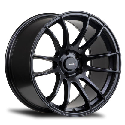 AVID1 AV-20 19x10.5 5x114.3 22 73.1 Matte Black (Set of 4 Wheels) - alphasone