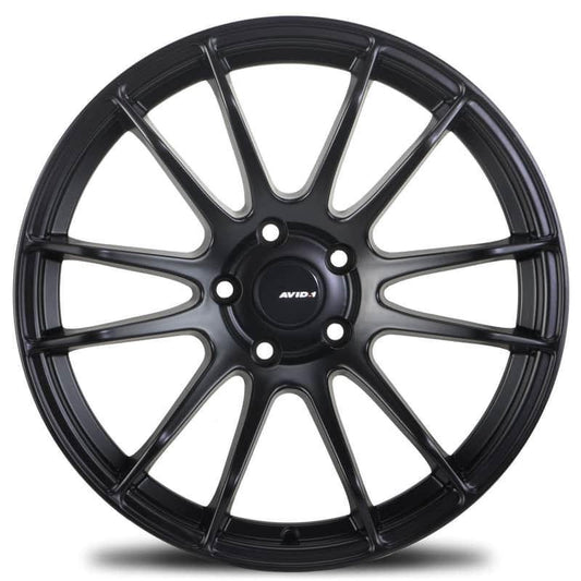 AVID1 AV-20 19x9.5 5x114.3 22 73.1 Matte Black (Set of 4 Wheels) - alphasone