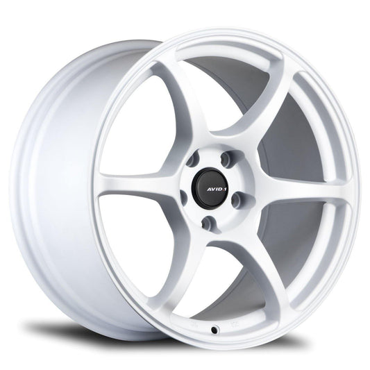 AVID1 AV-26 18x9.5 5x114.3 MATTE WHITE (Set of 4 Wheels) - alphasone