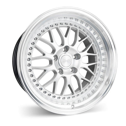 ESR SR01 18X9.5 5X114.3 22 73.1 HYPER SILVER MACHINE (Set of 4) - alphasone