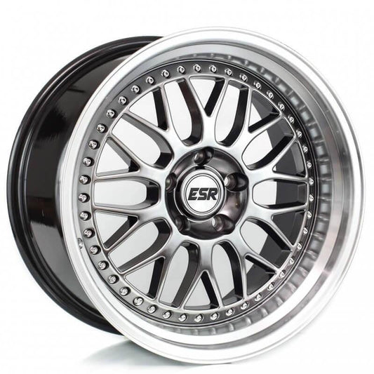 ESR SR01 19X10.5 5X120 22 74.1 HYPER BLACK MACHINE - alphasone
