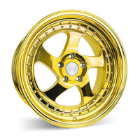 ESR SR02 19X9.5 5X114.3 22 73.1 VACUUM GOLD CHROME - alphasone