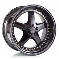 ESR SR04 19X9.5 5X114.3 22 73.1 GLOSS BLACK/GN - alphasone