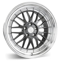 ESR SR05 18X8.5 5X120 30 72.6 GUNMETAL MACHINE LIP - alphasone