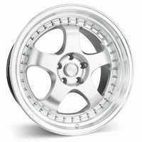 ESR SR06 18X9.5 5X114.3 15 73.1 HYPERSILVER MACHINE LIP - alphasone