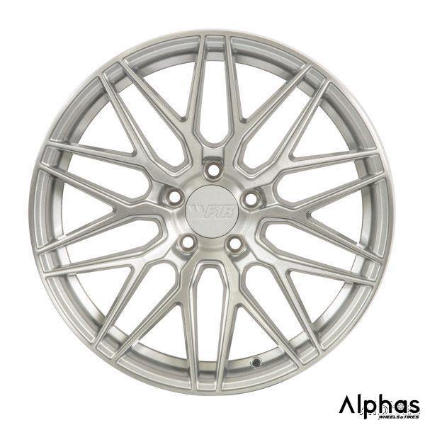 F1R F103 18x8.5 5x112 42 Brushed Silver (Set of 4) - alphasone