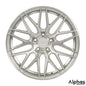 F1R F103 18x8.5 5x112 42 Brushed Silver (Set of 4) - alphasone