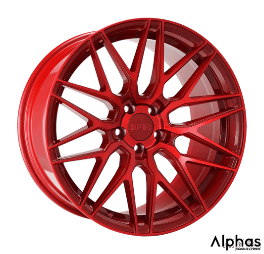 F1R F103 18x9.5 5x100 38 Candy Red (Set of 4) - alphasone
