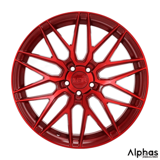 F1R F103 18x9.5 5x100 38 Candy Red (Set of 4) - alphasone