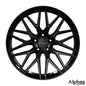 F1R F103 18x9.5 5x100 38 Gloss Black (Set of 4) - alphasone