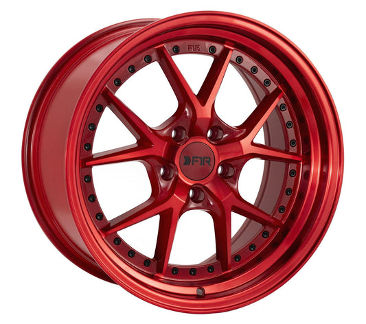 F1R F105 17x8.5 5x114 38 Candy Red (Set of 4 Wheels) - alphasone