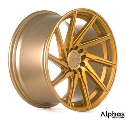 F1R F29 17x8.5 5x100/114.3 38 Machined Gold (Set of 4) - alphasone
