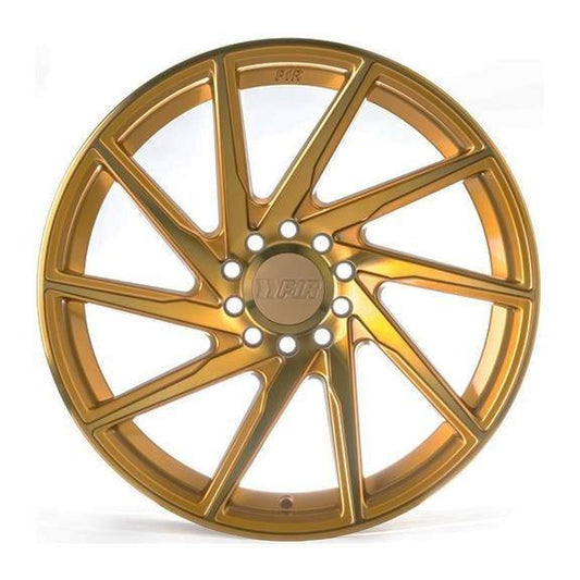 F1R F29 18x9.5 5x100/114.3 38 Machined Gold (Set of 4) - alphasone
