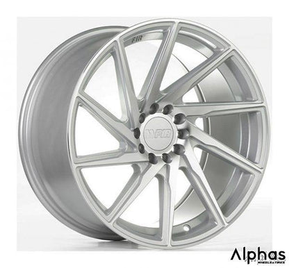 F1R F29 20x11 5x112 28 Machine Silver (Set of 4) - alphasone